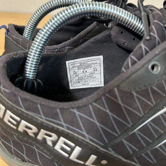 Merrell Sonic Glove Men's Barefoot Running Shoes Size 10 Black J15277 - Picture 6 of 8